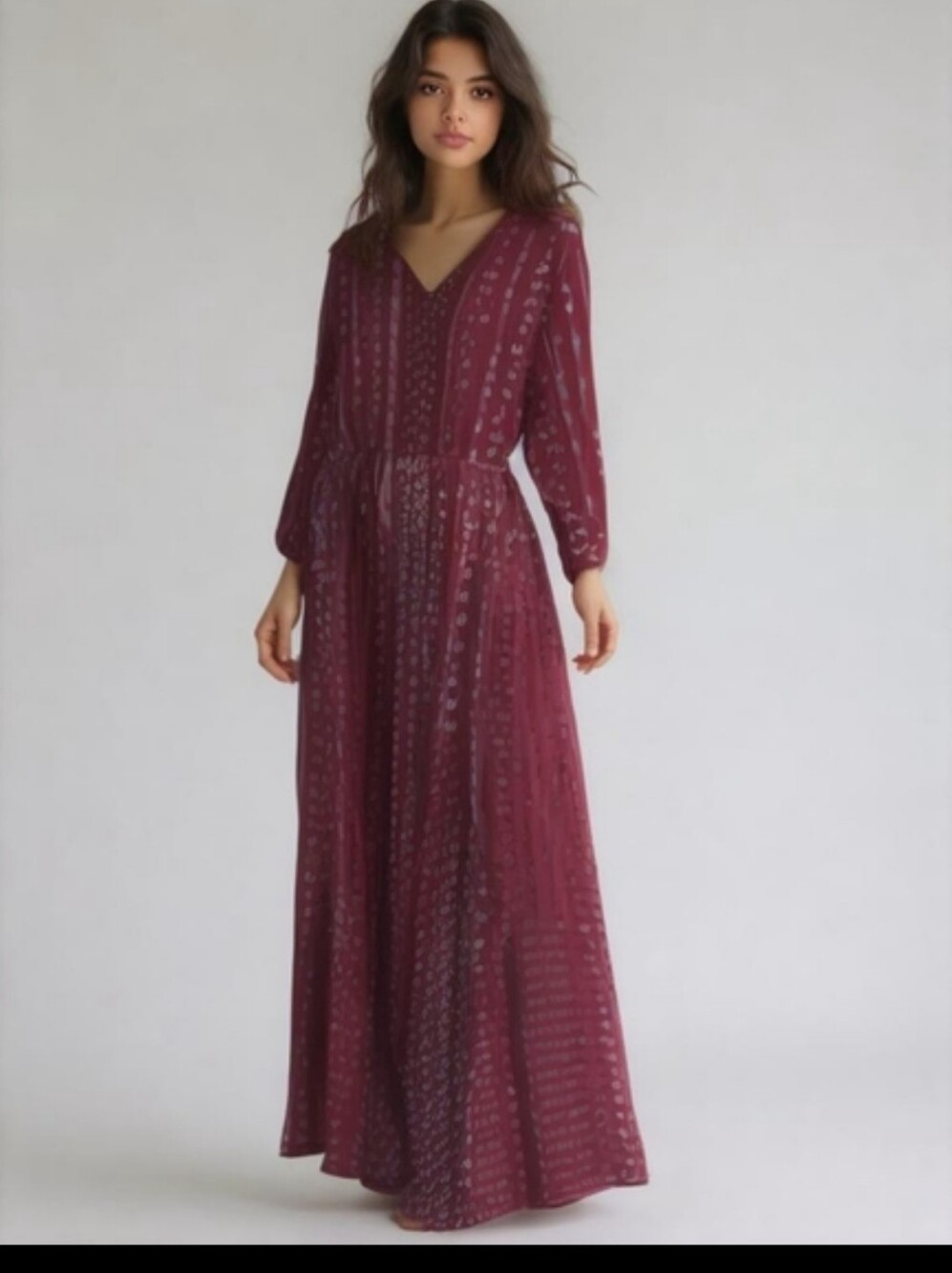Introducing the Tribal Bohemian Burgundy Maxi - Your Ultimate Versatile Piece! - Picture 11 of 11
